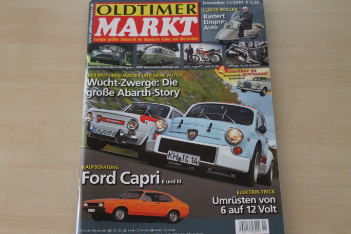 Deckblatt Oldtimer Markt (11/2010)